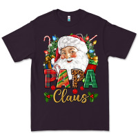 Plum Papa Claus Christmas Premium Tee - NancyCooperArtShop