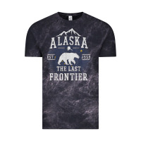 Cloud Black alaska the last frontier shirt   adventure alaskan home gift t shirt Vintage Tee - lanVoArt