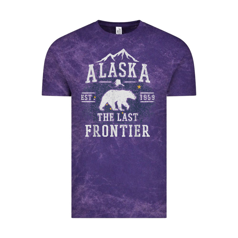 Alaska The Last Frontier Shirt   Adventure Alaskan Home Gift T Shirt Vintage Tee by lanVoArt | Teevron