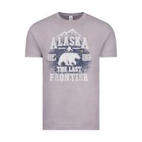 Vintage Zinc alaska the last frontier shirt   adventure alaskan home gift t shirt Vintage Tee - lanVoArt