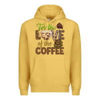 Antique Gold for the love of the coffee bbs Premium Hoodie - BundleAndBundleShop