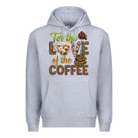 Heather Grey for the love of the coffee bbs Premium Hoodie - BundleAndBundleShop