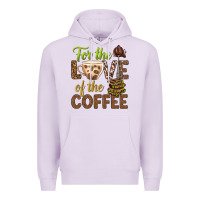 Lilac for the love of the coffee bbs Premium Hoodie - BundleAndBundleShop