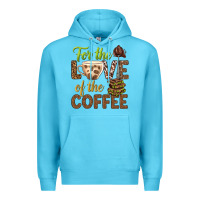 Ocean Blue for the love of the coffee bbs Premium Hoodie - BundleAndBundleShop
