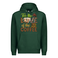 Sports Green for the love of the coffee bbs Premium Hoodie - BundleAndBundleShop