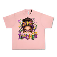 Salmon mardi gras teacher caucasian messy bun Urban Heavy Tee - texasbilliewilder