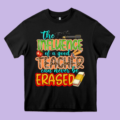 The Influence Of A Good Teacher Heavy Core Tee Designed By Nancycooperartshop
