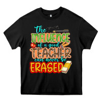 Black the influence of a good teacher Heavy Core Tee - NancyCooperArtShop