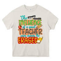 Cream the influence of a good teacher Heavy Core Tee - NancyCooperArtShop