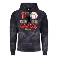 Cloud Black back to school 1st baseball game on Vintage Hoodie - NancyCooperArtShop