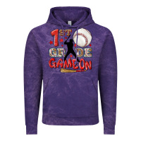 Cloud Purple back to school 1st baseball game on Vintage Hoodie - NancyCooperArtShop