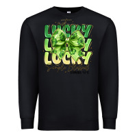 Black Not Lucky Simply Blessed Premium Sweatshirt - CowhideDigitalArt