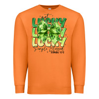 Carrot Not Lucky Simply Blessed Premium Sweatshirt - CowhideDigitalArt