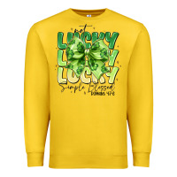 Lemon Not Lucky Simply Blessed Premium Sweatshirt - CowhideDigitalArt