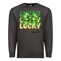 Smoke Not Lucky Simply Blessed Premium Sweatshirt - CowhideDigitalArt