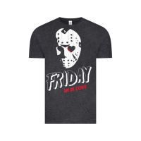 Vintage Black friday the 13th friday i'm in love vintage style horror halloween t sh Vintage Tee - lanVoArt