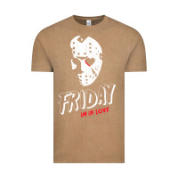 Vintage Coffee friday the 13th friday i'm in love vintage style horror halloween t sh Vintage Tee - lanVoArt