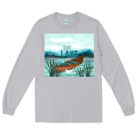 Moon Dust the lake is my happy place Long Sleeve Tee - TumblerDesignByShophia