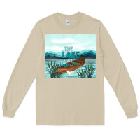 Mushroom the lake is my happy place Long Sleeve Tee - TumblerDesignByShophia
