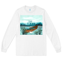 White the lake is my happy place Long Sleeve Tee - TumblerDesignByShophia