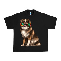 Black australian shepherd with rope toy Urban Heavy Tee - texasbilliewilder