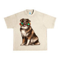 Sandshell australian shepherd with rope toy Urban Heavy Tee - texasbilliewilder