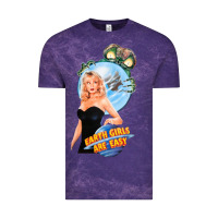 Cloud Purple not of this earth girls are easy mixup Vintage Tee - lanVoArt
