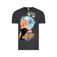 Vintage Black not of this earth girls are easy mixup Vintage Tee - lanVoArt