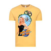 Vintage Mustard not of this earth girls are easy mixup Vintage Tee - lanVoArt
