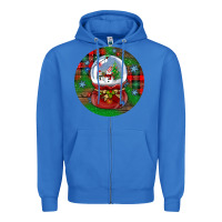 True Royal snow globe christmas ornament Zipper Hoodie - BundleAndBundleShop