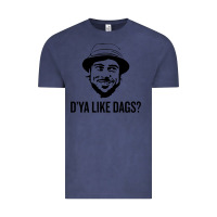 Vintage Denim snatch   d'ya like dags. Vintage Tee - lanVoArt