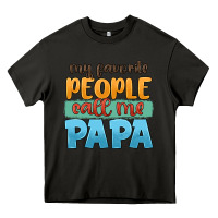 Asphalt my favorite people call me papa Heavy Core Tee - JahusDesignShop