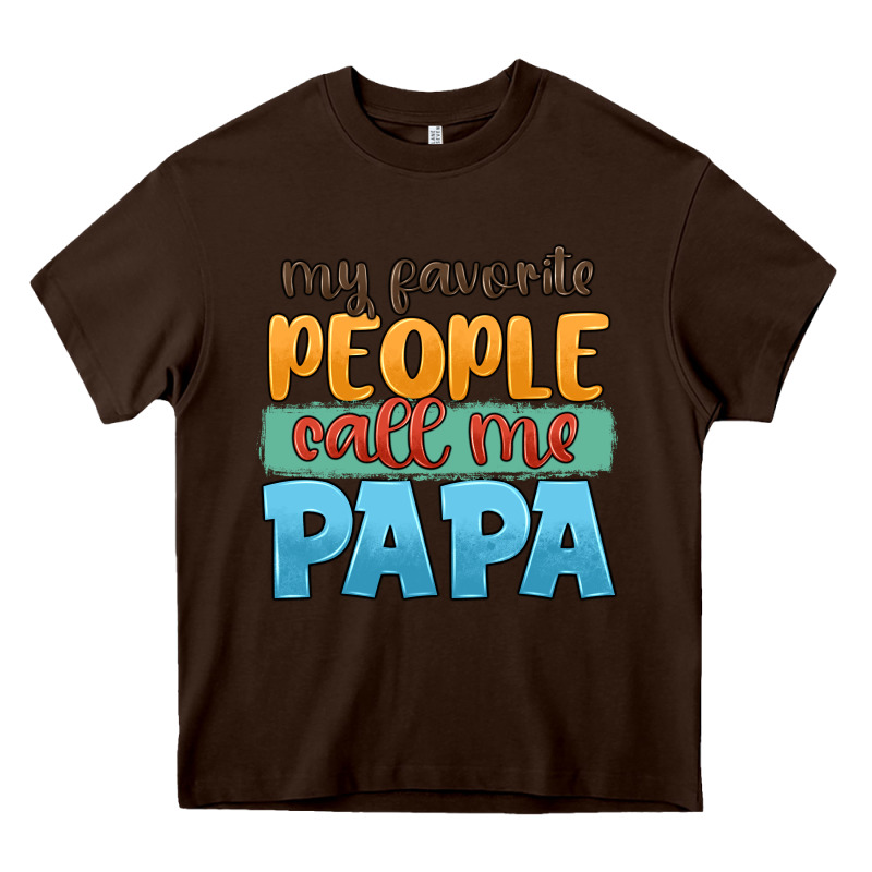 My Favorite People Call Me Papa Heavy Core Tee by JahusDesignShop | Teevron