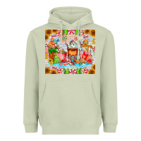 Matcha christmas coffee class Heavyweight Hoodie - CowhideDigitalArt
