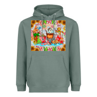 Sage christmas coffee class Heavyweight Hoodie - CowhideDigitalArt
