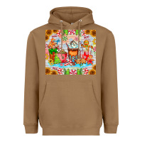 Toasted Coconut christmas coffee class Heavyweight Hoodie - CowhideDigitalArt