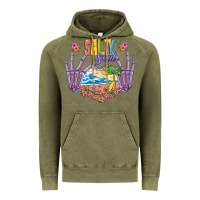 Vintage Olive Salty soul Vintage Hoodie - NancyCooperArtShop