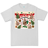 Dove Grey Boojee Christmas cake Premium Tee - MaliasSmallBusiness