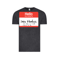 Vintage Black hello my name is inigo montoya [princess bride] Vintage Tee - lanVoArt