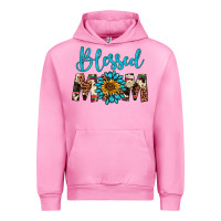 Fuchsia Pink blessed mom Urban Hoodie - Artiststas