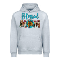 Heather Grey blessed mom Urban Hoodie - Artiststas