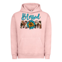 Pigment Salmon blessed mom Urban Hoodie - Artiststas