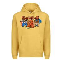 Antique Gold basketball mom Premium Hoodie - FaDigitalArtStudio