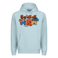 Blue Mist basketball mom Premium Hoodie - FaDigitalArtStudio