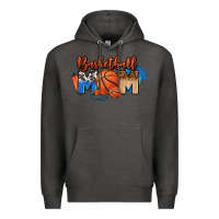 Charcoal Heather basketball mom Premium Hoodie - FaDigitalArtStudio