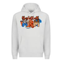Dove Grey basketball mom Premium Hoodie - FaDigitalArtStudio