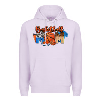 Lilac basketball mom Premium Hoodie - FaDigitalArtStudio