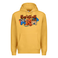 Mustard basketball mom Premium Hoodie - FaDigitalArtStudio