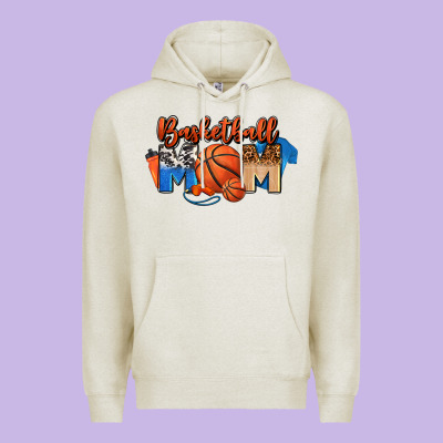 Basketball Mom Premium Hoodie Designed By Fadigitalartstudio