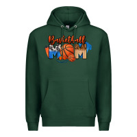 Sports Green basketball mom Premium Hoodie - FaDigitalArtStudio